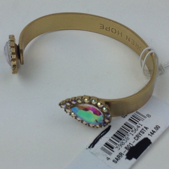 LOREN HOPE Sarra Crystal Cuff BRACELET - Picture 4 of 8
